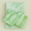 Mint Green Spiral Tie-Dye Bedsheet Set with Pillow Covers – Premium Cotton