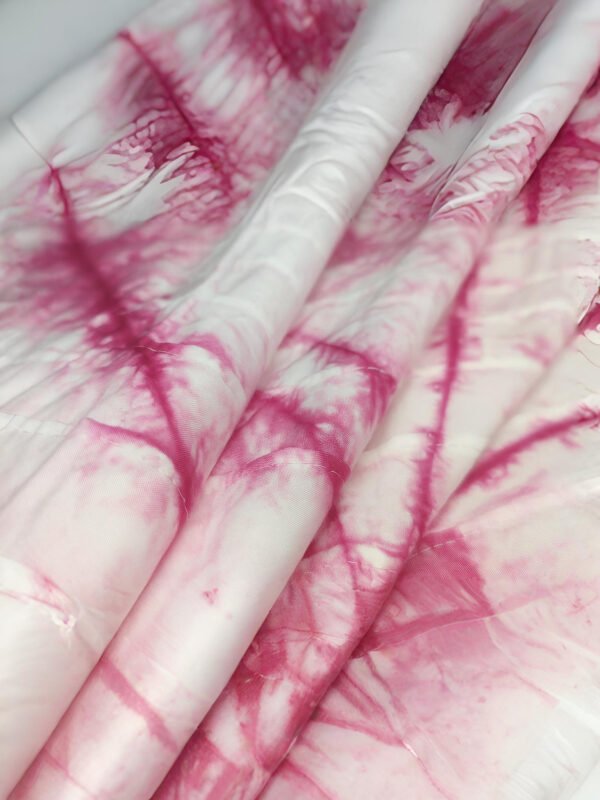 Premium Pink & White Tie-Dye Cotton Quilt with Pillow Covers – Soft, Lightweight & Handcrafted Bedding Set