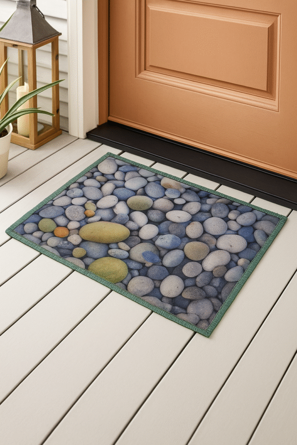Doormat by zulvia jute 3 Zulvia ComfortStep Stone Art Doormat