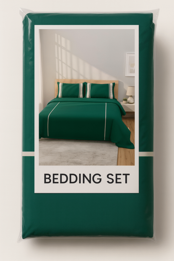 Zulvia LuxeComfort Emerald Green Premium Bedding Set 1 Zulvia LuxeComfort Emerald Green Premium Bedding Set