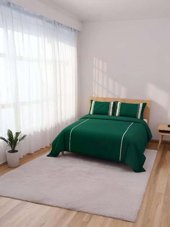 Zulvia LuxeComfort Emerald Green Premium Bedding Set 2 Zulvia LuxeComfort Emerald Green Premium Bedding Set