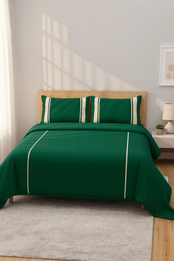 Zulvia LuxeComfort Emerald Green Premium Bedding Set 3 Zulvia LuxeComfort Emerald Green Premium Bedding Set