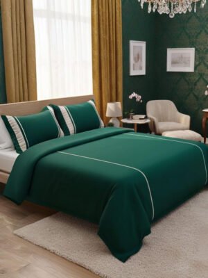Zulvia LuxeComfort Emerald Green Premium Bedding Set