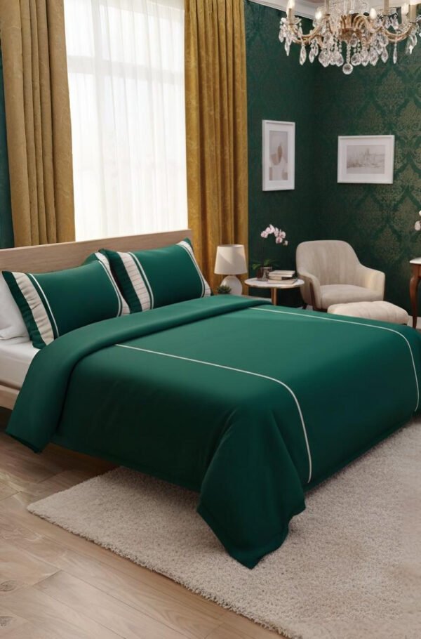 Zulvia LuxeComfort Emerald Green Premium Bedding Set Zulvia LuxeComfort Emerald Green Premium Bedding Set