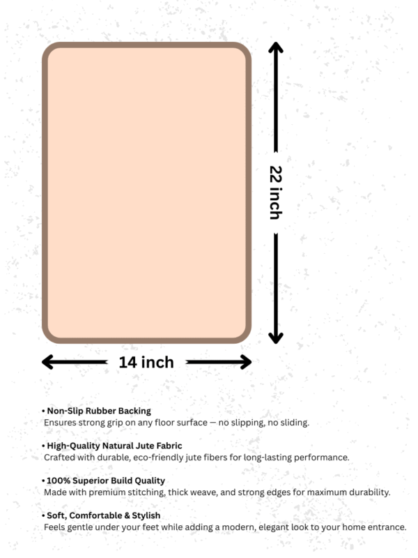 size scale 2 Zulvia ComfortStep Stone Art Doormat